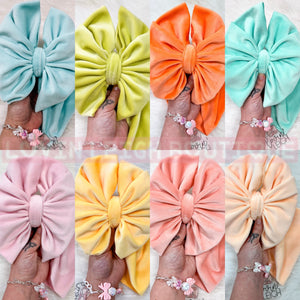 Plushy velvet solids wraps